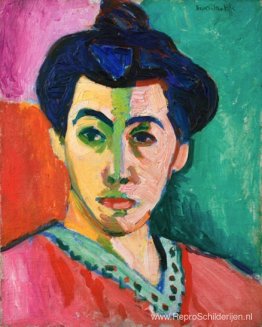 Portret van Madame Matisse (groene streep)