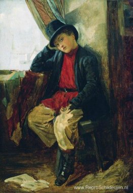 Portret van Vladimir Makovsky in zijn kindertijd