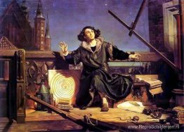 Copernicus in de toren van Frombork