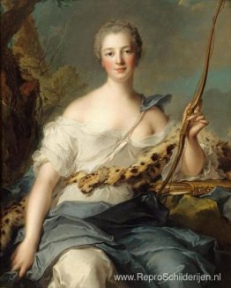 Jeanne-Antoinette Poisson, markiezin de Pompadour als Diana