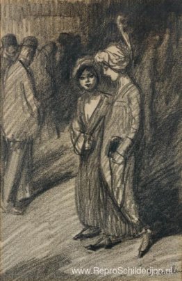 Deux Jeunes Filles Se Promenant