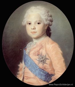 Portret van Lodewijk van Frankrijk