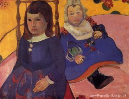 Portret van twee kinderen (Paul en Jean Schuffneker)