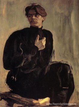 Portret van de schrijver Maxim Gorky