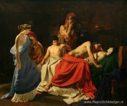 Achilles en het lichaam van Patroclus