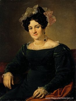 Portret van een P.I. Sapozjnikova