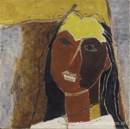 Zonder titel (Portret van Sonali Das Gupta, echtgenote van Rober