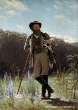 Portret van de schilder Ivan Shishkin