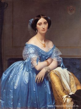 Portret van de prinses de Broglie