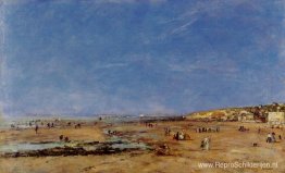 Trouville, Panorama van het strand