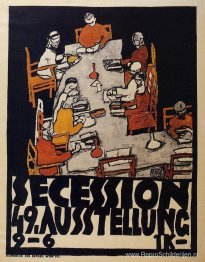 Affiche voor de Weense Secession, 49e tentoonstelling, Die Freun