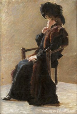 Portret van een elegante dame