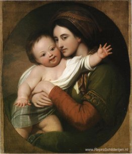 Mevrouw Benjamin West en haar zoon Raphael