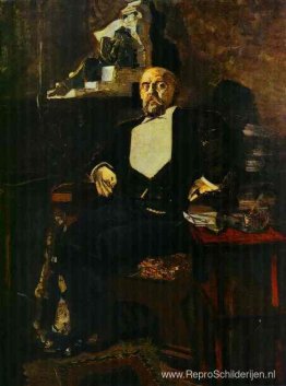 Portret van S. Mamontov, de oprichter van de Eerste Privé-opera