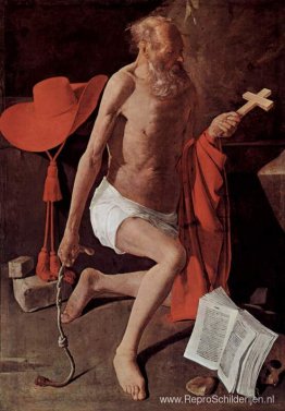 Berouw van St. Hieronymus, ook wel St. Jerome met kardinaalhoed