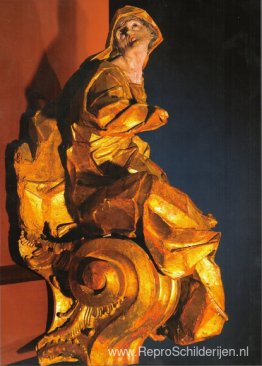 Zittende vrouwenfiguur (Allegorie van de Orthodoxie)