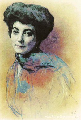 Portret van Helena Ivanovna Roerich