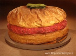 Vloerburger (Gigantische Hamburger)