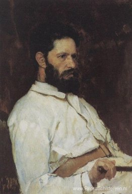 Portret van beeldhouwer Mark Matveevitch Antokolsky