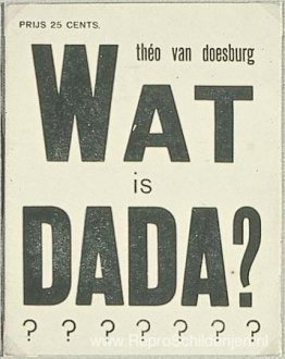 Cover van "Wat is dada"