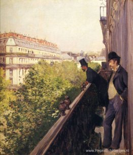 Een balkon, Boulevard Haussmann