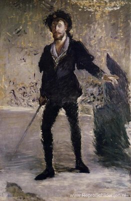 Portret van Faure als Hamlet