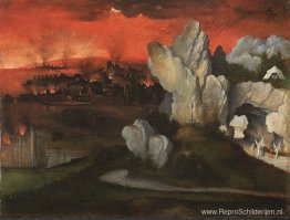 Landschap met de verwoesting van Sodom en Gomorra