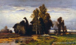 Het landschap van Barbizon