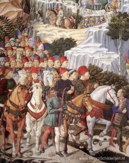 Processie van de magiër Balthazar (detail)