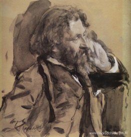 Portret van de kunstenaar Ilya Repin