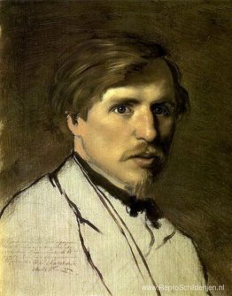 Portret van de kunstenaar Illarion Prianishnikov