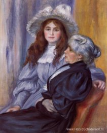 Berthe Morisot en haar dochter Julie Manet