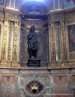 Standbeeld van Johannes de Doper in de Duomo di Siena