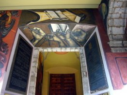 Ingang van Colegio de San Ildefonso