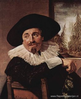 Portret van Isaak Abrahamsz Massa