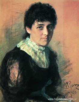 Portret van de beeldhouwer E.P.Tarhanova-Antokolskaya