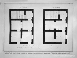 Plattegrond van de eerste en tweede verdieping van dat museum