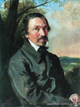 Portret van Nikolaj Nekrasov