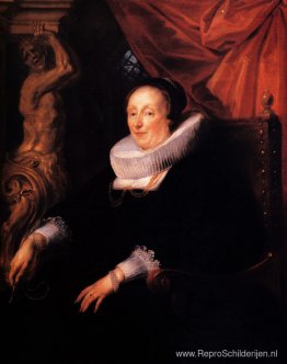 Portret van de vrouw van Johan Wierts