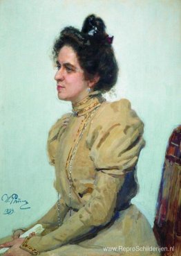 Portret van actrice Lyubov Sazonova-Shuvalova