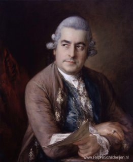 Portret van Johann Christian Bach