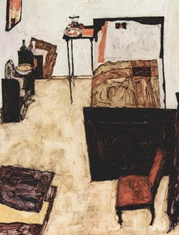 Schiele's kamer in Neulengbach