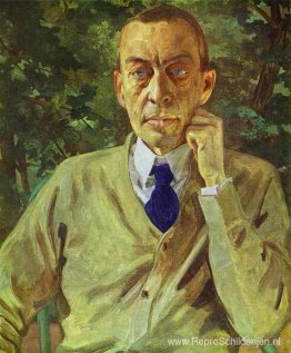 Portret van de componist Sergei Rachmaninov