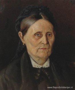 Portret van M. M. Nesterova, de moeder van de kunstenaar