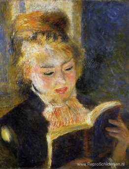 De lezer (jonge vrouw die een boek leest)