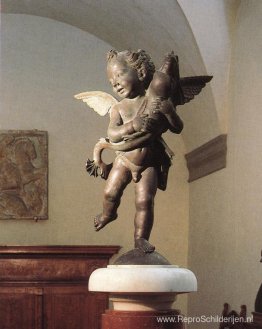 Putto met dolfijn