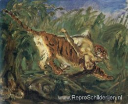 Tijger in de jungle