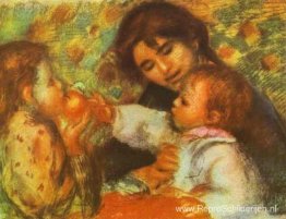 Gabrielle met Renoirs kinderen