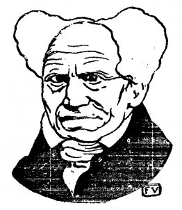 Duitse filosoof Arthur Schopenhauer