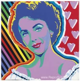 Portret van Elizabeth Taylor